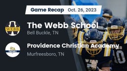 Recap: The Webb School vs. Providence Christian Academy  2023