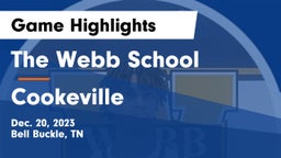 The Webb School vs Cookeville  Game Highlights - Dec. 20, 2023