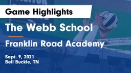The Webb School vs Franklin Road Academy Game Highlights - Sept. 9, 2021