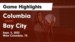 Columbia  vs Bay City  Game Highlights - Sept. 5, 2023
