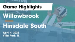 Willowbrook  vs Hinsdale South  Game Highlights - April 4, 2023