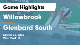 Willowbrook  vs Glenbard South  Game Highlights - March 23, 2023