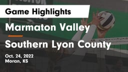 Marmaton Valley  vs Southern Lyon County Game Highlights - Oct. 24, 2022