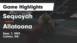 Sequoyah  vs Allatoona  Game Highlights - Sept. 7, 2023