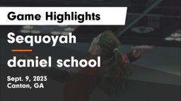 Sequoyah  vs daniel school Game Highlights - Sept. 9, 2023