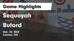 Sequoyah  vs Buford  Game Highlights - Oct. 10, 2023