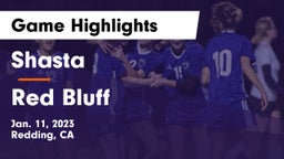 Shasta  vs Red Bluff Game Highlights - Jan. 11, 2023