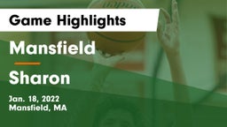 Mansfield  vs Sharon  Game Highlights - Jan. 18, 2022