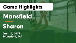 Mansfield  vs Sharon  Game Highlights - Jan. 13, 2023