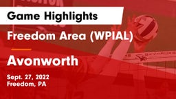 Freedom Area  (WPIAL) vs Avonworth  Game Highlights - Sept. 27, 2022