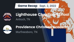 Recap: Lighthouse Christian School vs. Providence Christian Academy  2022