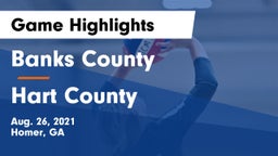 Banks County  vs Hart County  Game Highlights - Aug. 26, 2021