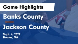 Banks County  vs Jackson County  Game Highlights - Sept. 6, 2022
