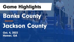 Banks County  vs Jackson County  Game Highlights - Oct. 4, 2022