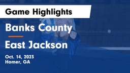 Banks County  vs East Jackson  Game Highlights - Oct. 14, 2023