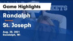 Randolph  vs St. Joseph Game Highlights - Aug. 28, 2021