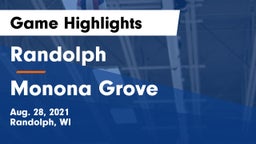 Randolph  vs Monona Grove  Game Highlights - Aug. 28, 2021