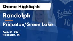 Randolph  vs Princeton/Green Lake  Game Highlights - Aug. 31, 2021