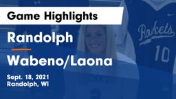 Randolph  vs Wabeno/Laona Game Highlights - Sept. 18, 2021