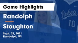 Randolph  vs Stoughton  Game Highlights - Sept. 25, 2021