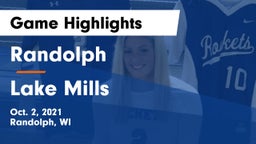 Randolph  vs Lake Mills  Game Highlights - Oct. 2, 2021