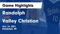 Randolph  vs Valley Christian  Game Highlights - Oct. 14, 2021
