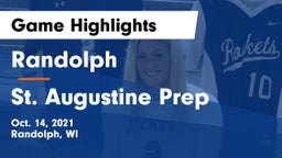 Randolph  vs St. Augustine Prep Game Highlights - Oct. 14, 2021