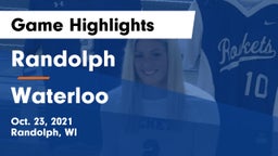 Randolph  vs Waterloo  Game Highlights - Oct. 23, 2021