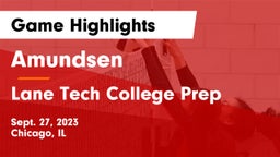 Amundsen  vs Lane Tech College Prep Game Highlights - Sept. 27, 2023