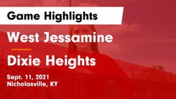 West Jessamine  vs Dixie Heights  Game Highlights - Sept. 11, 2021