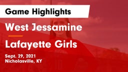 West Jessamine  vs Lafayette Girls  Game Highlights - Sept. 29, 2021