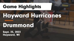 Hayward Hurricanes  vs Drummond Game Highlights - Sept. 25, 2022