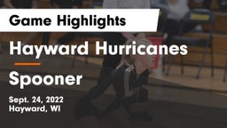 Hayward Hurricanes  vs Spooner  Game Highlights - Sept. 24, 2022