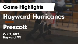 Hayward Hurricanes  vs Prescott  Game Highlights - Oct. 2, 2022