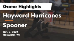 Hayward Hurricanes  vs Spooner  Game Highlights - Oct. 7, 2022