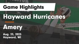 Hayward Hurricanes  vs Amery  Game Highlights - Aug. 23, 2023