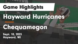 Hayward Hurricanes  vs Chequamegon  Game Highlights - Sept. 10, 2023