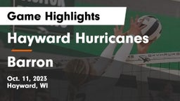 Hayward Hurricanes  vs Barron  Game Highlights - Oct. 11, 2023