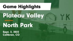 Plateau Valley  vs North Park Game Highlights - Sept. 2, 2022
