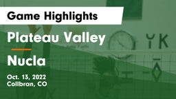 Plateau Valley  vs Nucla Game Highlights - Oct. 13, 2022
