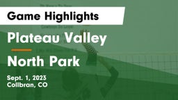 Plateau Valley  vs North Park  Game Highlights - Sept. 1, 2023