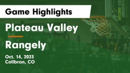 Plateau Valley  vs Rangely  Game Highlights - Oct. 14, 2023