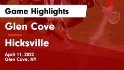 Glen Cove  vs Hicksville  Game Highlights - April 11, 2022