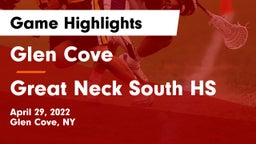 Glen Cove  vs Great Neck South HS Game Highlights - April 29, 2022