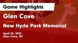 Glen Cove  vs New Hyde Park Memorial  Game Highlights - April 25, 2023