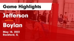 Jefferson  vs Boylan  Game Highlights - May 18, 2022