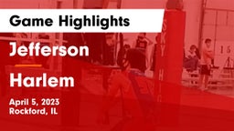 Jefferson  vs Harlem  Game Highlights - April 5, 2023