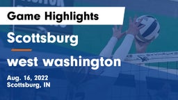 Scottsburg  vs west washington Game Highlights - Aug. 16, 2022