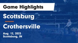 Scottsburg  vs Crothersville  Game Highlights - Aug. 12, 2023
