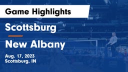 Scottsburg  vs New Albany  Game Highlights - Aug. 17, 2023